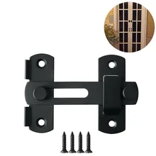 

High Quality Matte Black Stainless Steel Gate Latches Flip Latch Safety Door Bolt Latch Lock Hardware Door Access