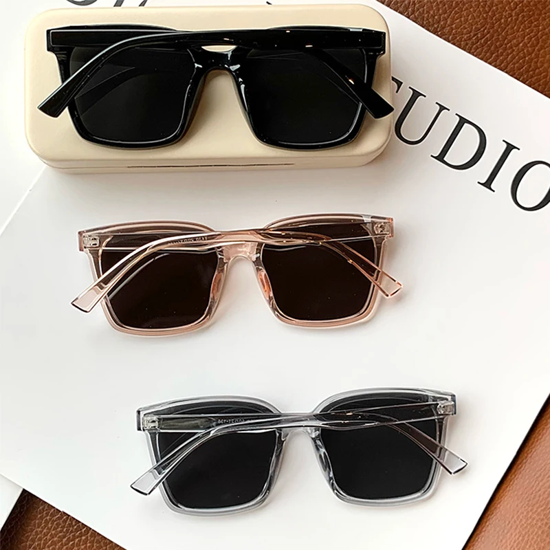 Vintage Women's Sunglasses Men Outdoor Sun Glasses Square Oversizes Eyeglasses 2021 New Fashion Goggles rectangle sunglasses