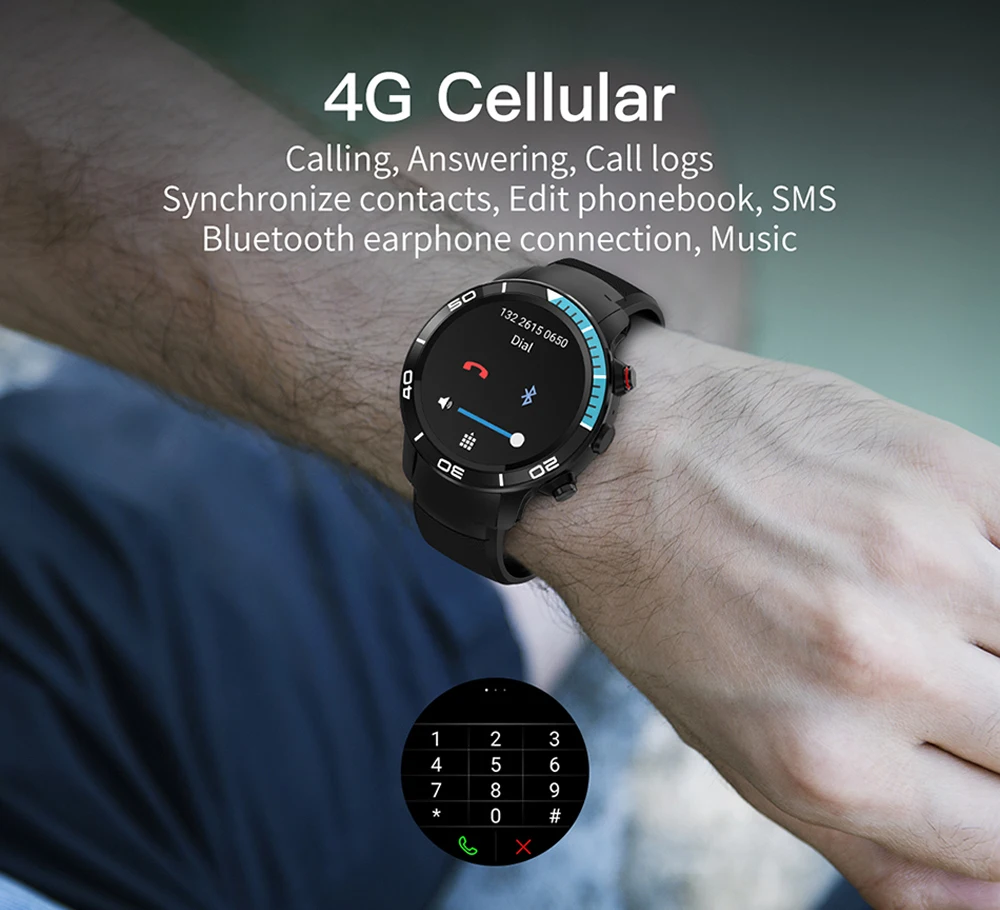 Android 7,1 OS, Смарт-часы, IP68, водонепроницаемые, 4G, gps, wifi, Bluetooth, 1 ГБ ram, 16 ГБ rom, четырехъядерный, поддержка Nano SIM, трекер активности