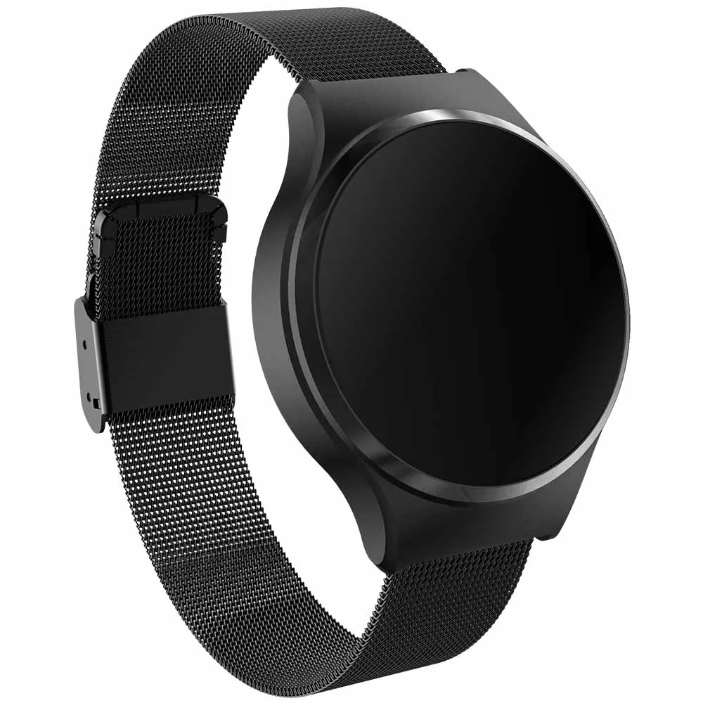 A68 Bluetooth круглый экран Смарт-браслет часы сердечный ритм кислород Спорт Шагомер