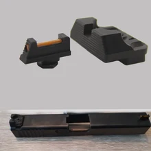 Набор прицелов. 230 волоконно-оптические передние прицелы и набор ЗАДНЕГО ПРИЦЕЛА для Glock