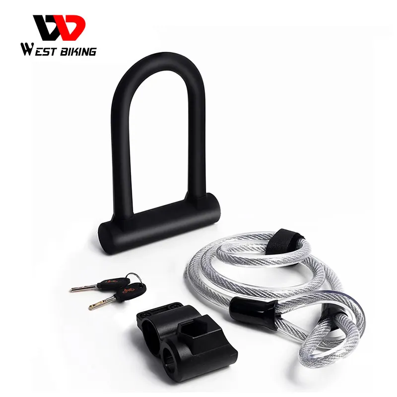 West Biking Bicycle U Lock Anti-theft 