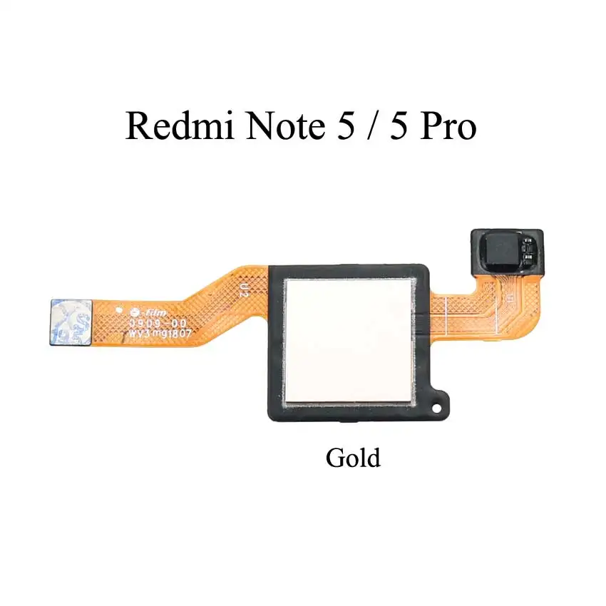 YuXi для Xiaomi Redmi Note 5 Note 5 Pro сканер отпечатков пальцев кнопка домой гибкий кабель сенсорный ID датчик возврата гибкий кабель запасная часть