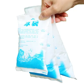 

10pcs/set Cheap Insulated In-customized Reusable Dry Cold Ice Pack Gel Cooler Bag for Lunch Box Food Cans Wine