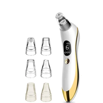

Electric Blackhead Remover ,6 Levels Strong Suction Pore Vacuum for Nose, Face, Skin Acne Pimple /Removal Tool , Rechargeable