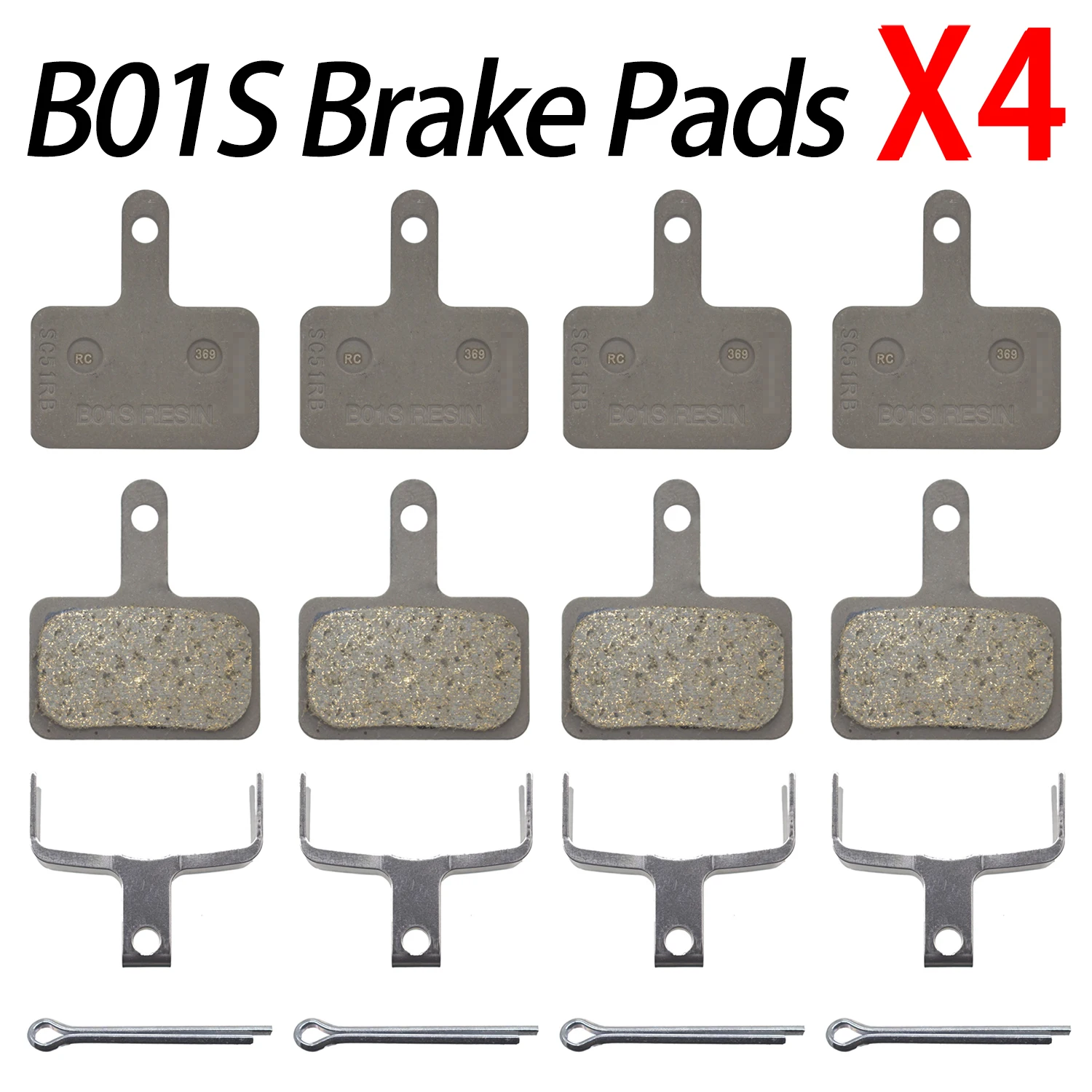 4 пары B01S резиновые дисковые тормоза для МТВ MT200/M315 / M355 M395 M446 M575 M486 M485