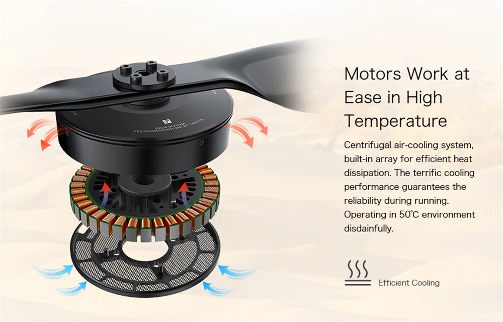 TMOTOR U10 II 100кв БПЛА высокая эффективность высокая Тяга Водонепроницаемый бесщеточный двигатель Макс. Тяга 10,6 кг поддержка FOC ESC драйвер