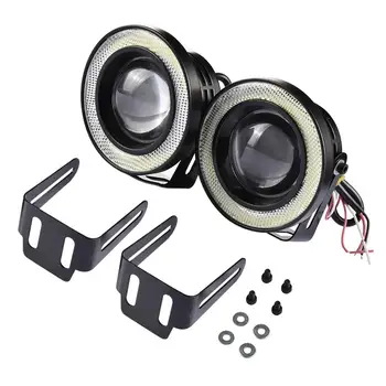 

1 Pair of Car LED Fog Light Aluminum Alloy Modified Daytime Durable Fog Light
