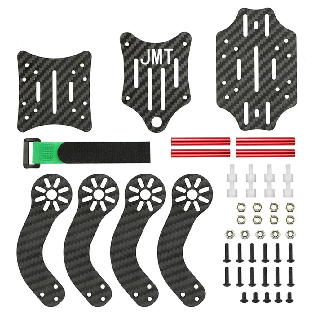 Jmt высокая прочность 3K полностью углеродное волокно 194 мм с 3 мм Arm Frame Kit Квадрокоптер для Diy Фристайл Мини Fpv гоночный Дрон