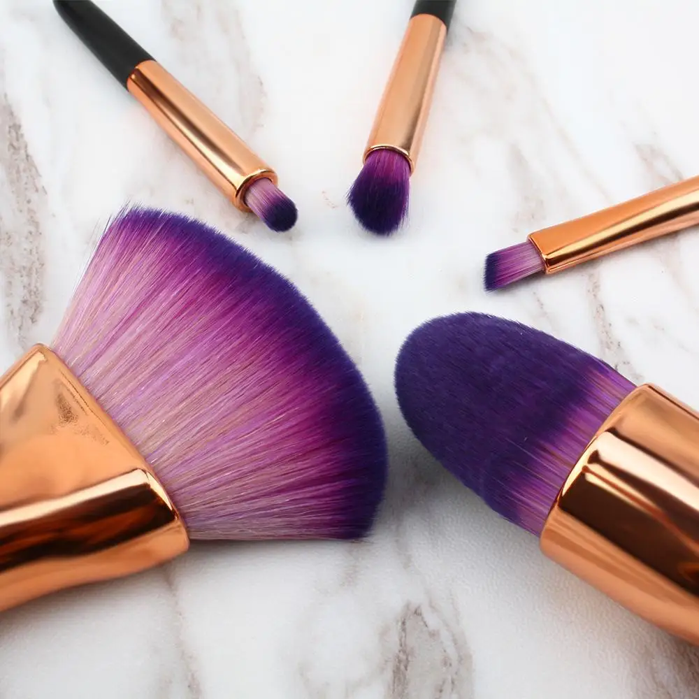 Мини набор косметики кисти гномик 5 переносная Кисть для макияжа с короткими