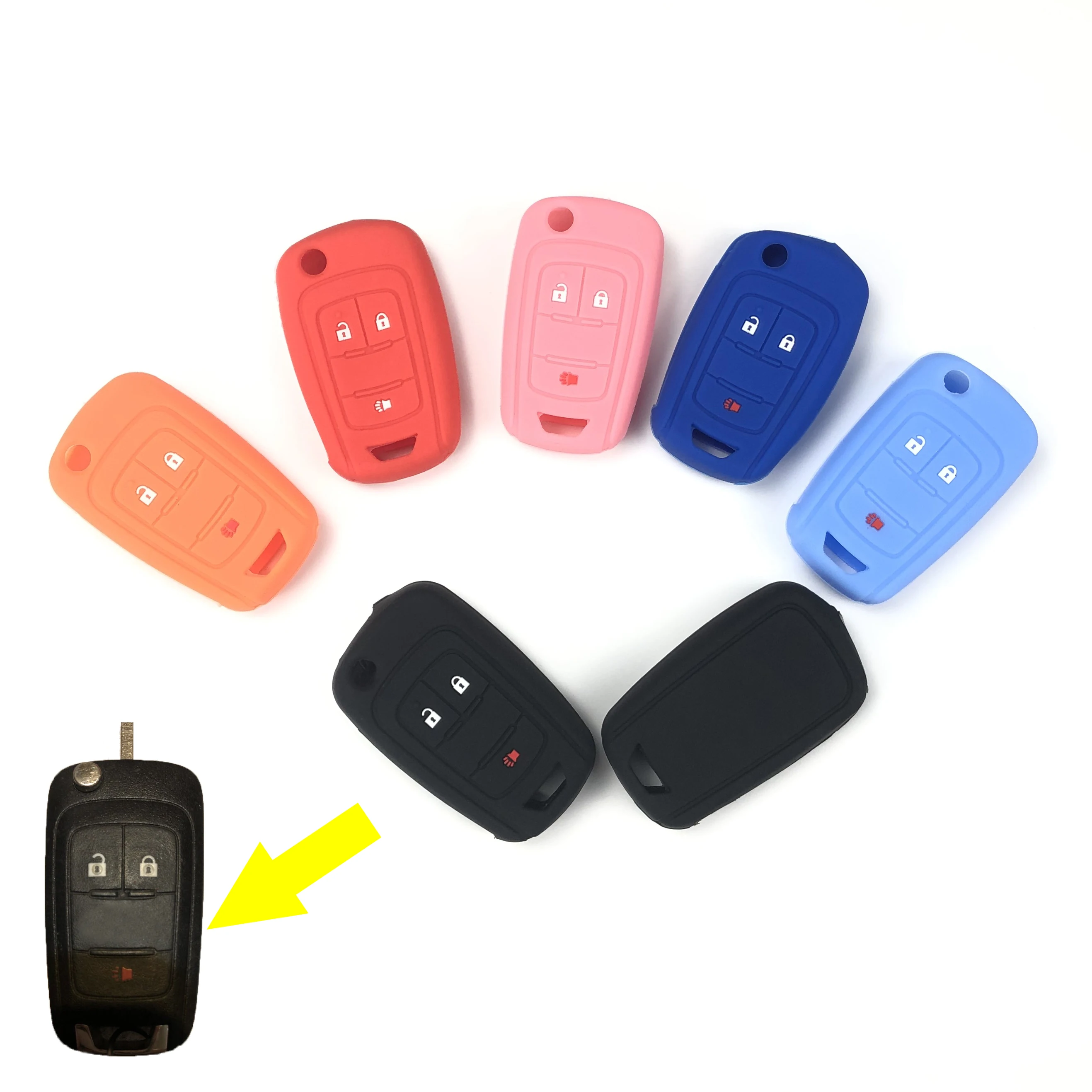 Чехол для автомобильного ключа Chevrolet TRAX Aveo Cruze Captiva EQUINOX Matiz Sonic Lova Spark Volt Эпика