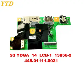 Oryginalny dla Lenovo S3 yoga 14 płyta USB Audio pokładzie S3 YOGA 14 LCB-1 13856-2 448 01111 0021 testowane dobry darmowa wysyłka tanie i dobre opinie yuntengda Pojedyncze Wewnętrzny
