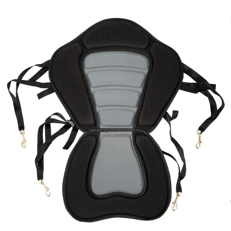 Adjustable Fishing Canoe kayak Backrest Seat With Cushion Rowing Boat Accessories marine Water-skiing bungee hook cord canoe