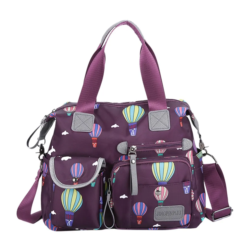Модные женские сумки-мессенджеры вместительные сумки на плечо сумка на молнии легкая водонепроницаемая нейлоновая оксфордская дорожная сумка через плечо кошельки сумки
