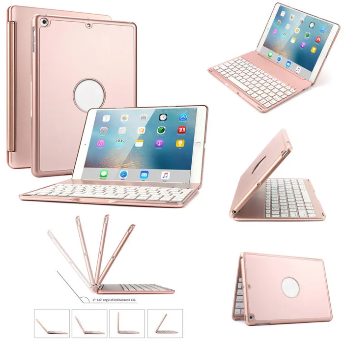Алюминиевая Bluetooth клавиатура Folio чехол для iPad Air 2 iPad Pro 9,7 дюйма VH99