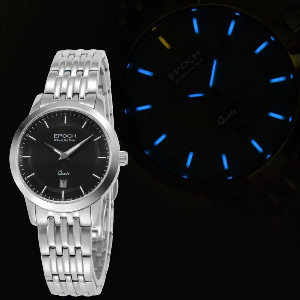 Женские часы tritium женские наручные EPOCH роскошные светящиеся водонепроницаемые