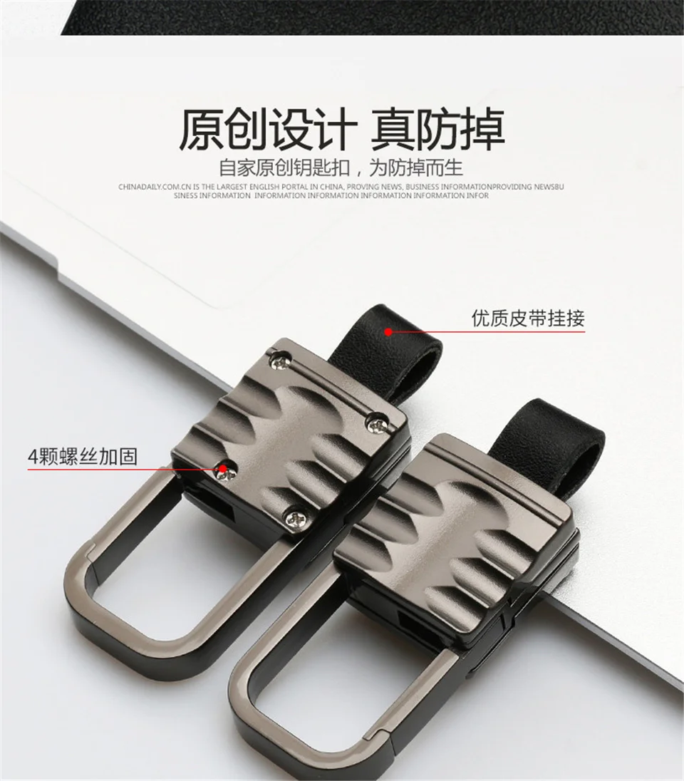 Portachiavi auto per Toyota Key cover per Chr Rav4 Auris Avensis Prius Aygo Camry Corolla Cruiser Land 200 Prado Crown Car key fob - Hebb24dabd3b84531831c8bb462bcac17f