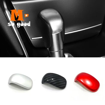 

2020 2021 For Honda Fit Jazz ABS Matte/Carbon fiber Car gear shift lever knob handle cover Cover Trim Car Styling Accessories