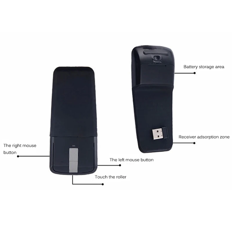 Классная Складная Bluetooth мышь 2,4G, беспроводная оптическая мышь 1000 dpi для microsoft Arc Touch 2 поколения, Bluetooth складная мышь