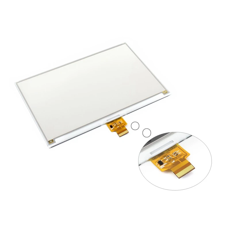 Waveshare 7,5 дюймовый E-Ink Raw дисплей панель без PCB, 640X384 E-paper, три цвета: желтый черный белый SPI интерфейс, без подсветки