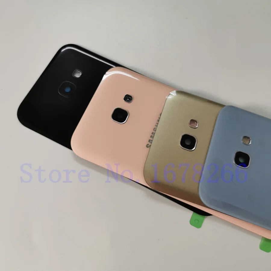 Чехол для SAMSUNG Galaxy A3 A5 A7 A320 A520 A720 с полным корпусом, стеклянная задняя крышка+ стеклянная линза для переднего экрана+ средняя рамка A520F