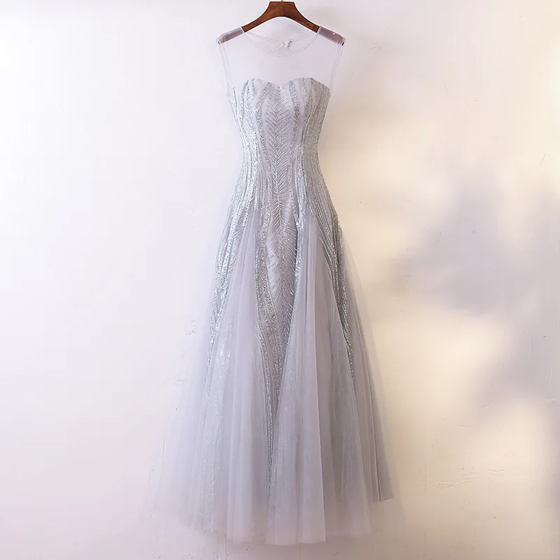 

Gryffon Evening Dress For Graduation Party Dress Elegant O-neck A-line Luxury Prom Formal Evening Dresses Host Dress Plus Size