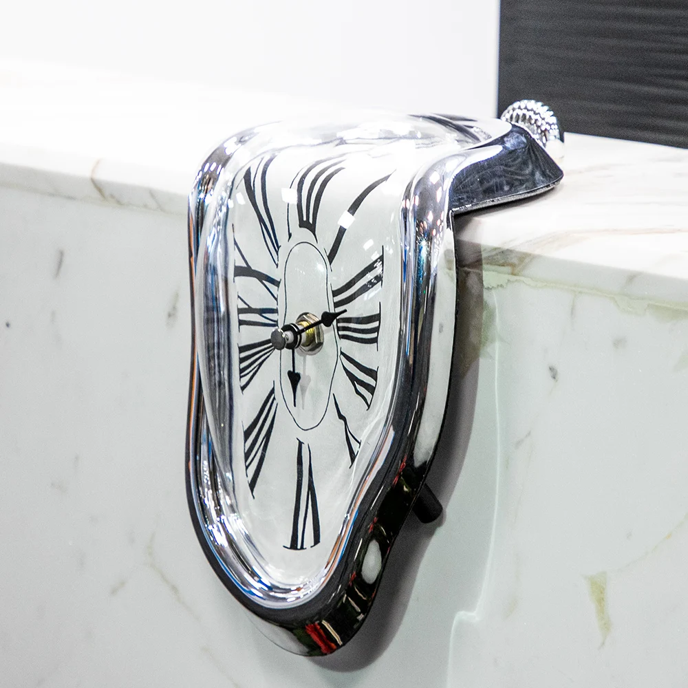 Новые Surreal плавильные искаженные настенные часы Surrealist Salvador Dali стиль настенные часы украшение подарок часы настенныечасы на стену