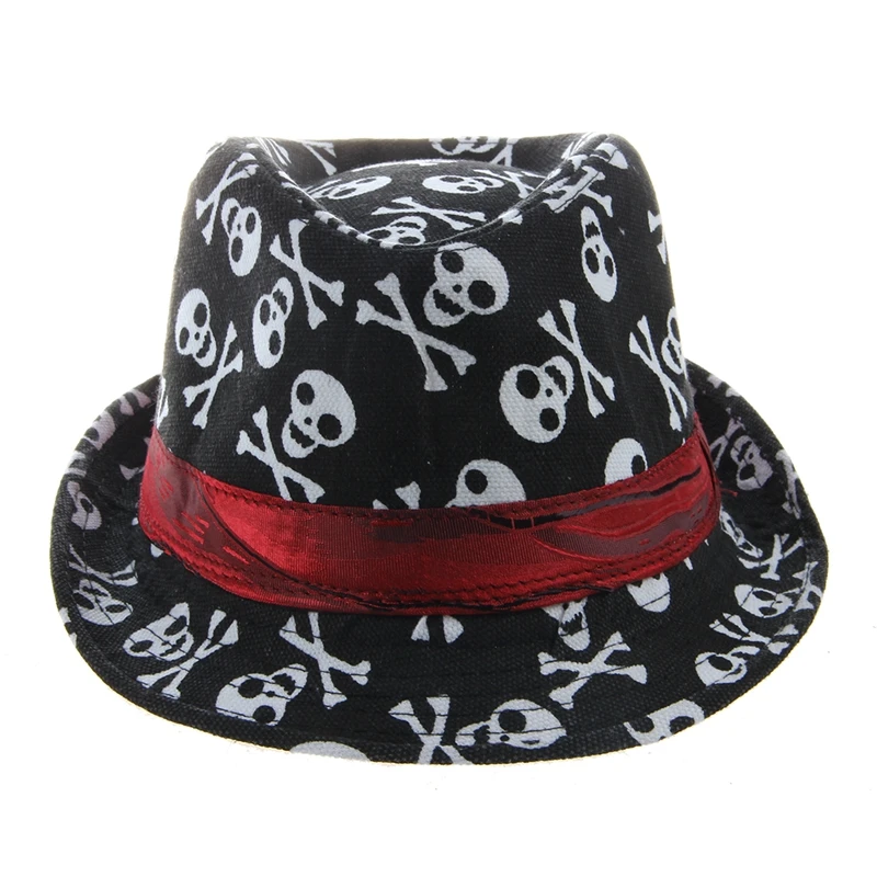 Крутая! модная детская шляпа детская шапочка смешанный стиль Горячая Распродажа джазовая Кепка для мальчиков и девочек шляпа для фотографирования новорожденных реквизит Трилби-черный, Sk