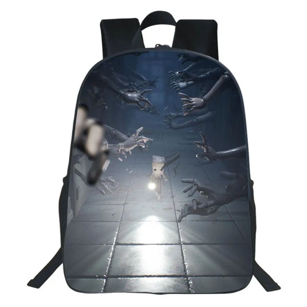 Little Nightmares 2 Backpack Boys Girls School Bag Men Women Rucksack School Bag Teens Daily New Game Knapsack Mochila