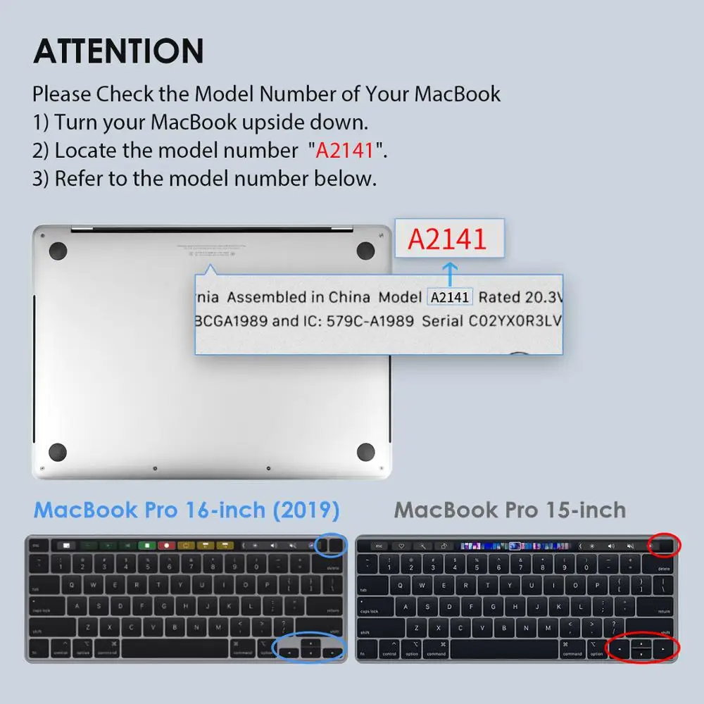 10 pcs Screen Protector for MacBook Pro 16 inch 2019  Model A2141 HD Clear Film with Hydrophobic Coating Protect macbook pro16