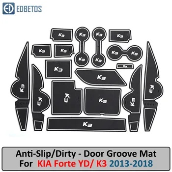 

Anti-Slip Mat For KIA Forte YD 2013 2014 2015 2016 2017 2018 K3 Cerato Gate Slot Coaster Anti-Dirty Door Groove Mat