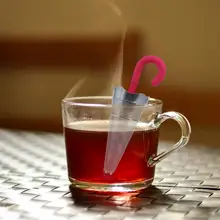 Stainless Steel Creative Umbrella Tea Infuser Reusable Leaf Filter Strainer Kitchen Accessories for Kitchen Making Tea