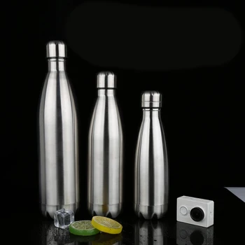 

Stainless Steel Water Bottle Vacuum Insulated Flask Thermal Sport Chilly Hot Cold Cup Creative 350ml 500ml 750ml