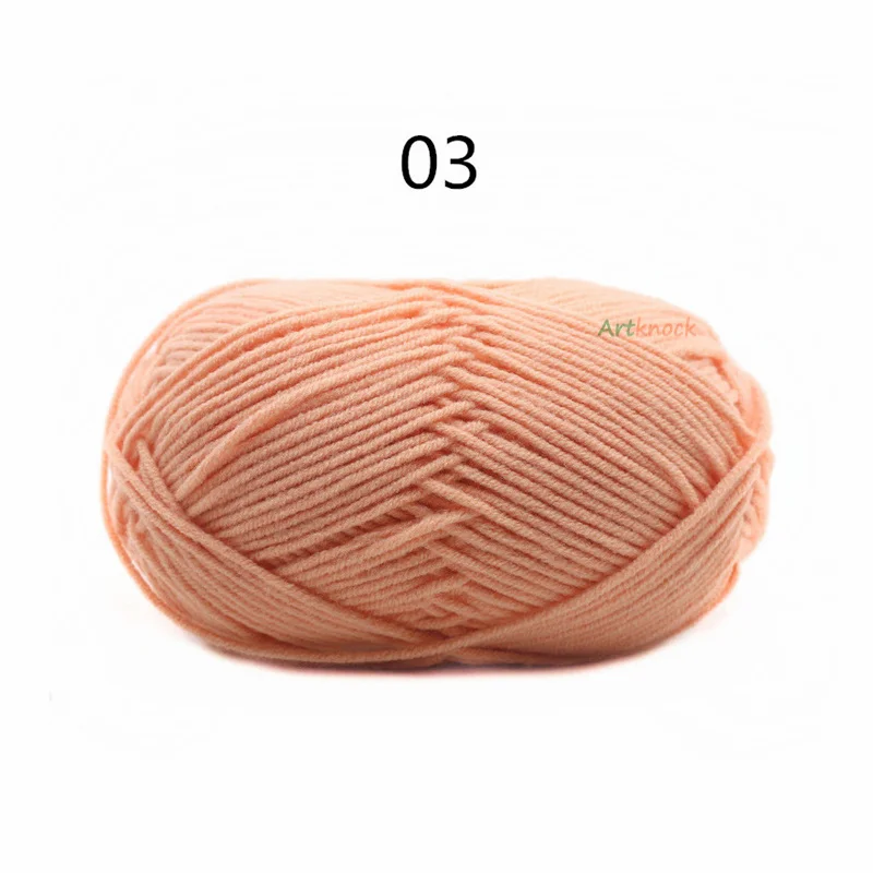 03 1pc 50 грамм прекрасно крючком пряжи вязать игла для хлопка 3 мм ручной Вязание 4-слойная нить, Лидер продаж - Цвет: 03 1pc