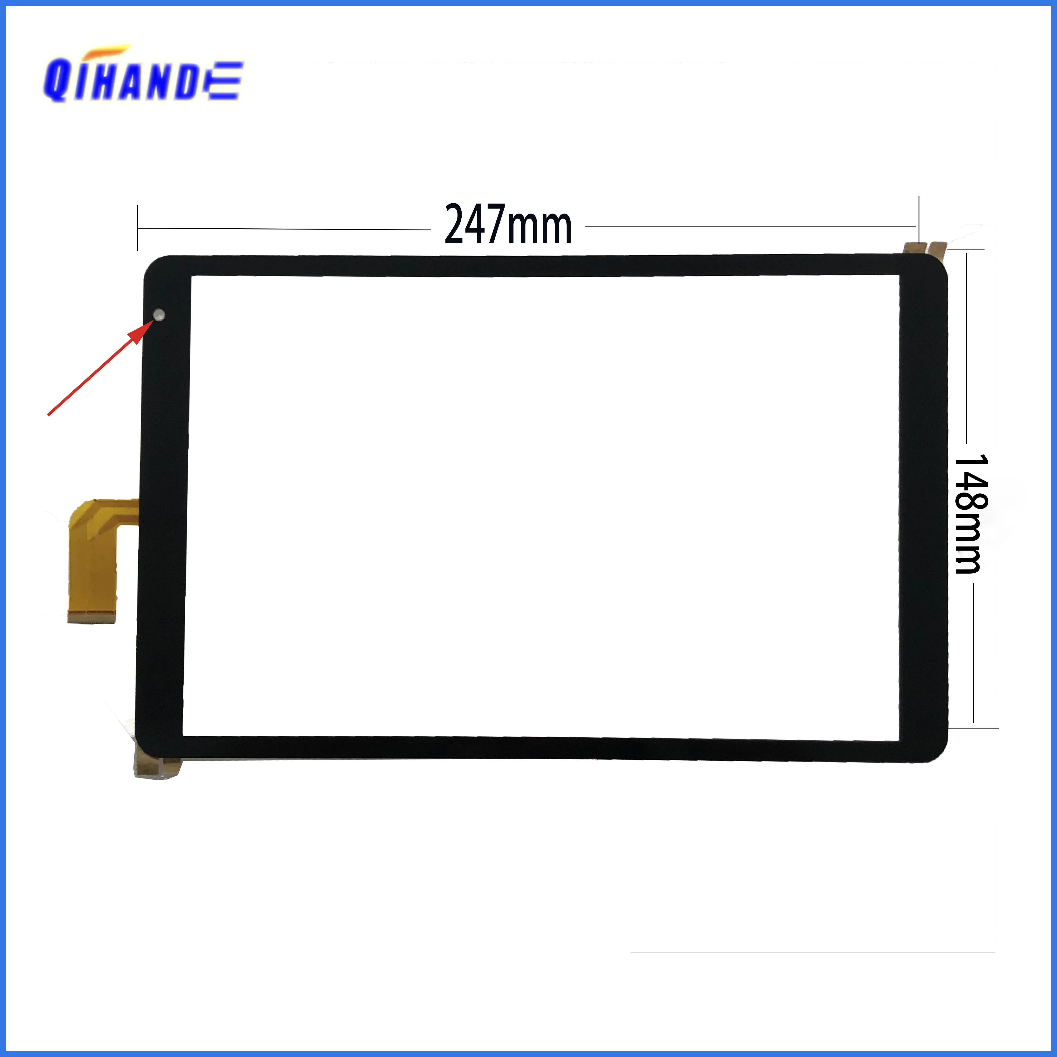 10 1 дюймов для Qilive QT19101 M15QF6 144523 сенсорный экран P/N MJK-1261-V1 FPC Емкостный панель MJK-1261 |