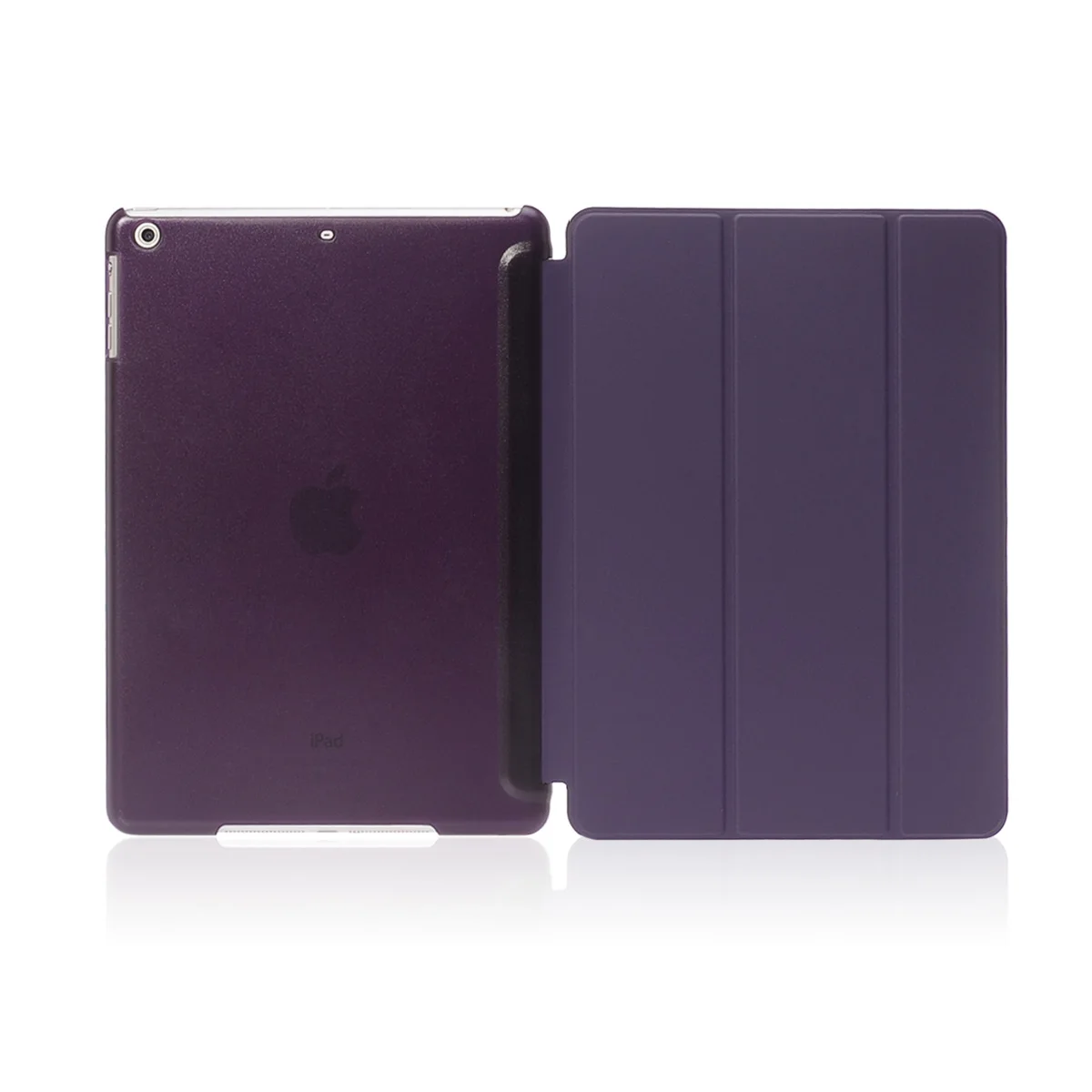 Фиолетовый Смарт-кожаный чехол-подставка для планшета для Apple iPad Air 2 Air2 PU Wake для I Pad 6 Sleepcover Ipadstand кожаный чехол A1566 A1567 - Цвет: Фиолетовый
