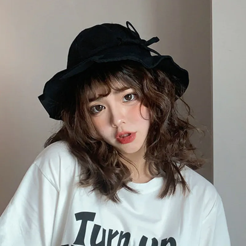 Fisherman's Hat Female Xia Han Edition Baitao Japanese Students Travel Sunscreen Leisure Fashion Cute Fashion Hat Female