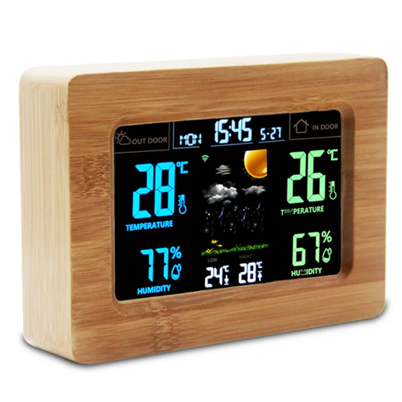 

Weather Station X-Sense Forecast Station with 500 Ft Wireless Range, Large Backlit Color LCD, Atomic Clock, Accurate Temperature
