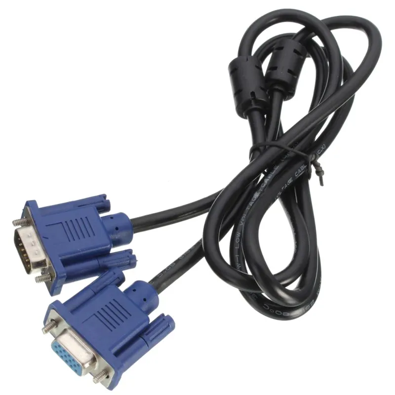 VGA/SVGA HDB 5 футов 1 м VGA HD кабель штырь для монитора компьютера|vga cable|cable malecable male to |