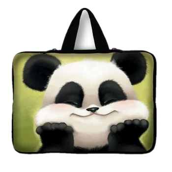 

Panda Laptop Bag Tablet Sleeve Pouch For Notebook Computer Bag 7 9.7 12 14 15 17 13.3 15.4 15.6 17.3“ For Macbook Air / Pro #X