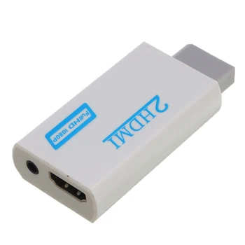 

For Nintendo Wii To HDMI 1080P Converter Wii2HDMI Adapter Converters Output Plug and Play Full HD Upscaling 3.5mm Audio Video