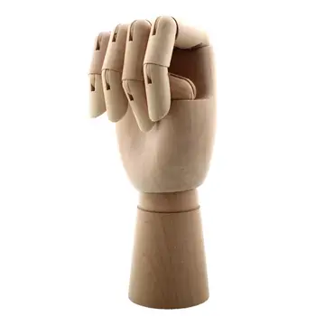

10" Wooden Artist Articulated Right Hand Gift Art Model SKETCH Decoracao