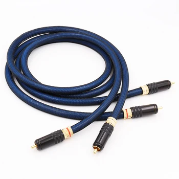 

DIY Pair Rca Cable G5 Top Grade Silver Plated RCA Male to Male Cable