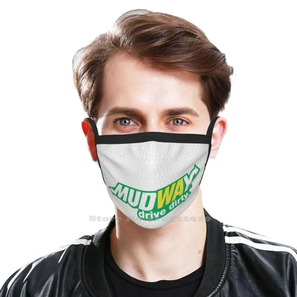 Mudway 4Wd Sticker Female Male Fashion Mouth Mask Scarf Wd Offroad Toyota Landcruiser Overland Adventure Offroading Camping paul smith scarves