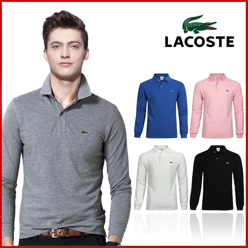 

Lacoste- New tee cute t shirts home men casual long sleeves cotton tops cool tshirt summer jersey t-shirt 240