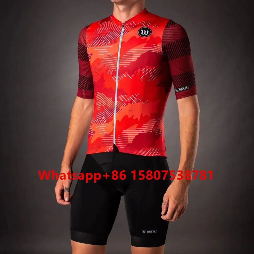 4 Wattie ink racing велосипедные рубашки мужская одежда летний велосипедный короткий нагрудник Майо Джерси mujer de moda ropa ciclismo feminina - Цвет: 4
