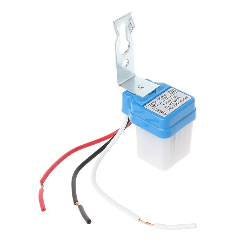 AC DC 220V 10A автоматический вкл. Выкл. Фотоэлемент уличный светильник переключатель