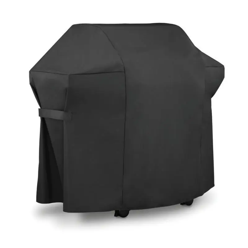Black Waterproof Barbecue Cover Barbecue Accessories Grill Cover Anti Dust Rain Gas Coal Barbecue Grill Barbecue Accessories