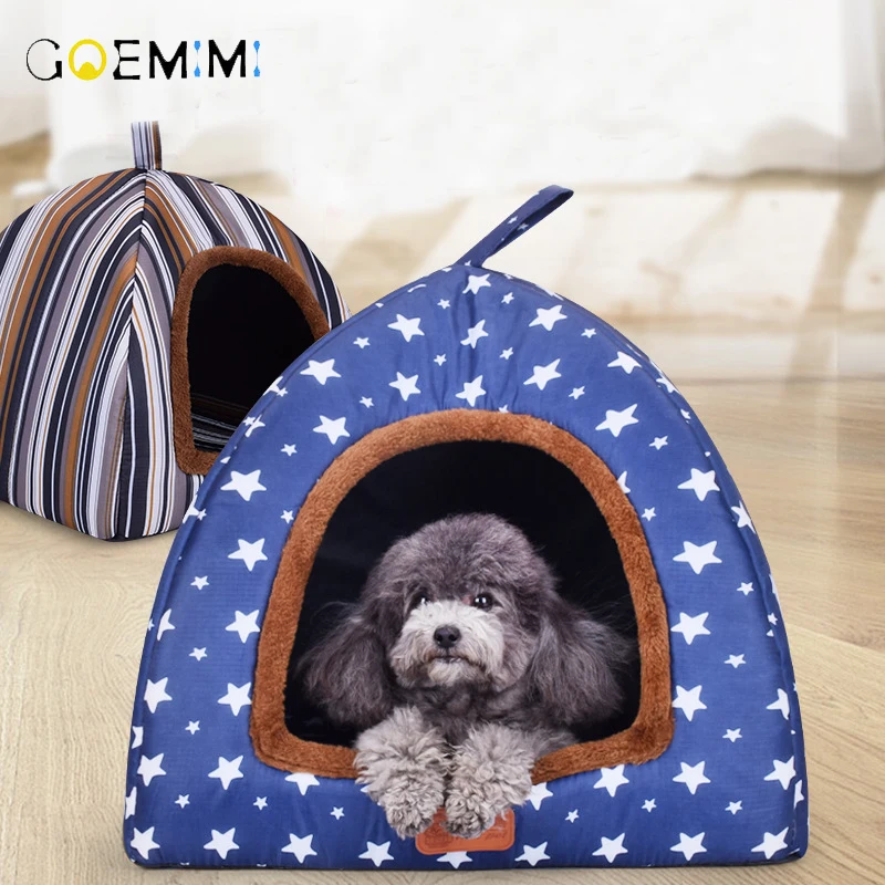 

Dog Cave Bed Comfortable Soft Puppy Cats Nest Winter Warm Sleeping Pet Dog Bed Top Quality Cat Supplies