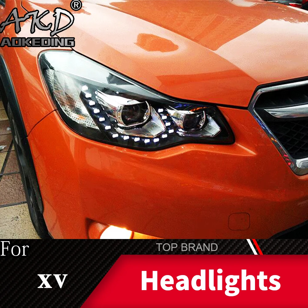 Фара для автомобиля Subaru XV 2011 2019 фары crosstrek противотуманные дневные ходовые огни DRL